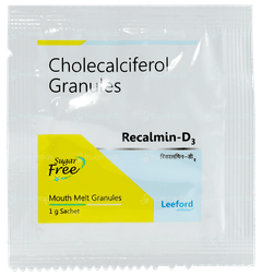 Recalmin D3 Sugar Free Granules 1gm Recalmin D3 Sugar Free Granules 1gm